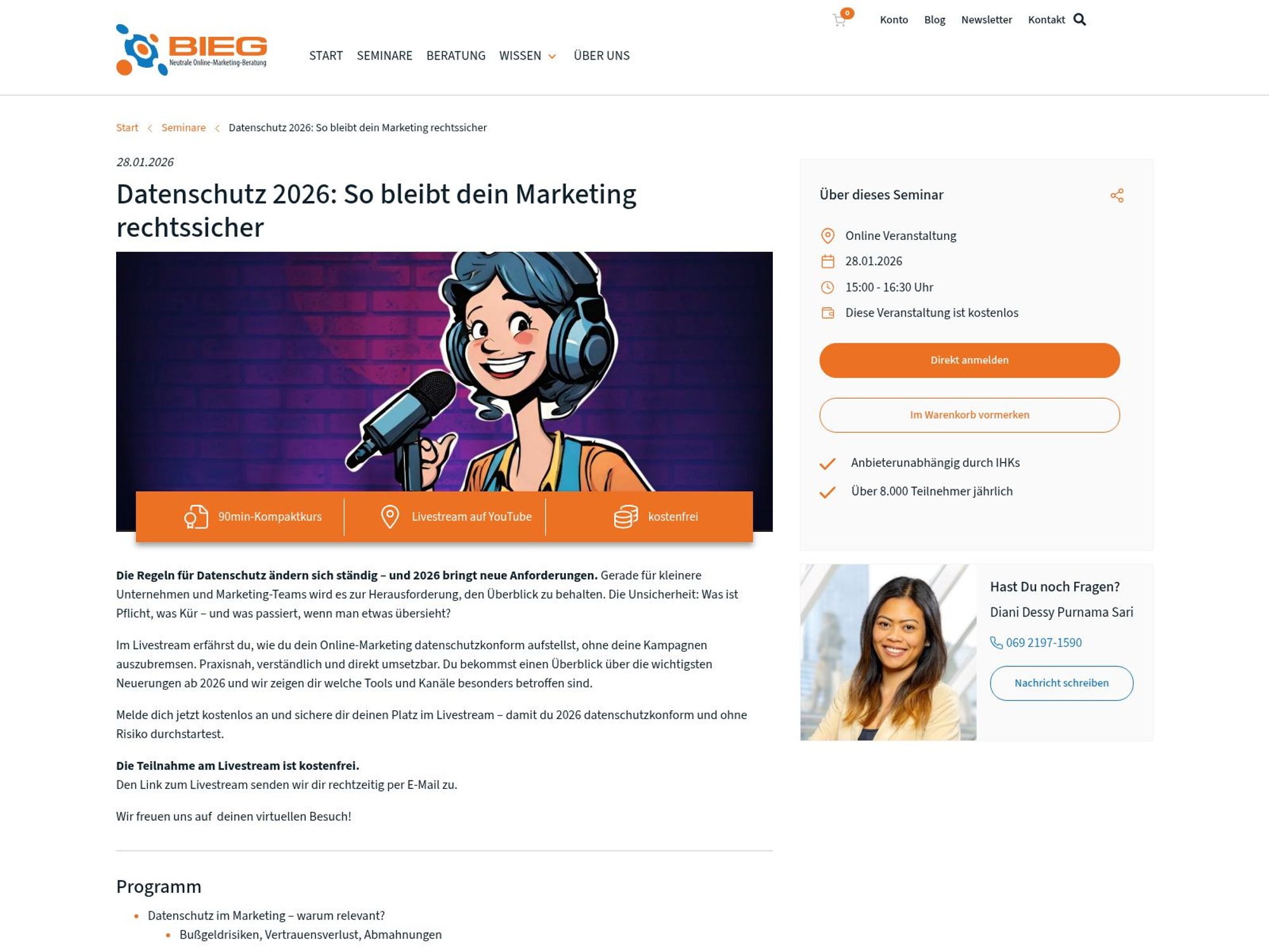 Datenschutz 2026: So bleibt dein Marketing rechtssicher website