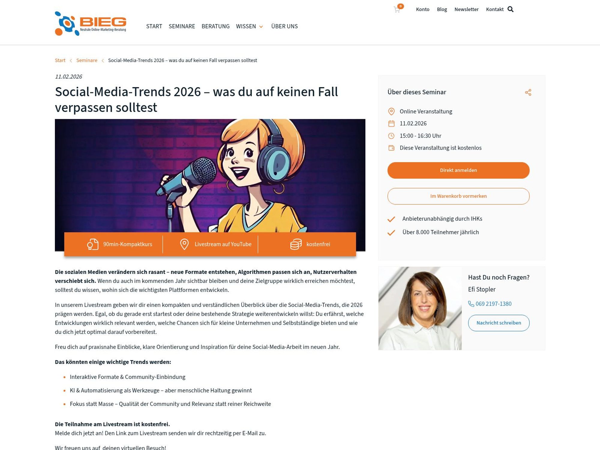 Social-Media-Trends 2026 – was du auf keinen Fall verpassen solltest website