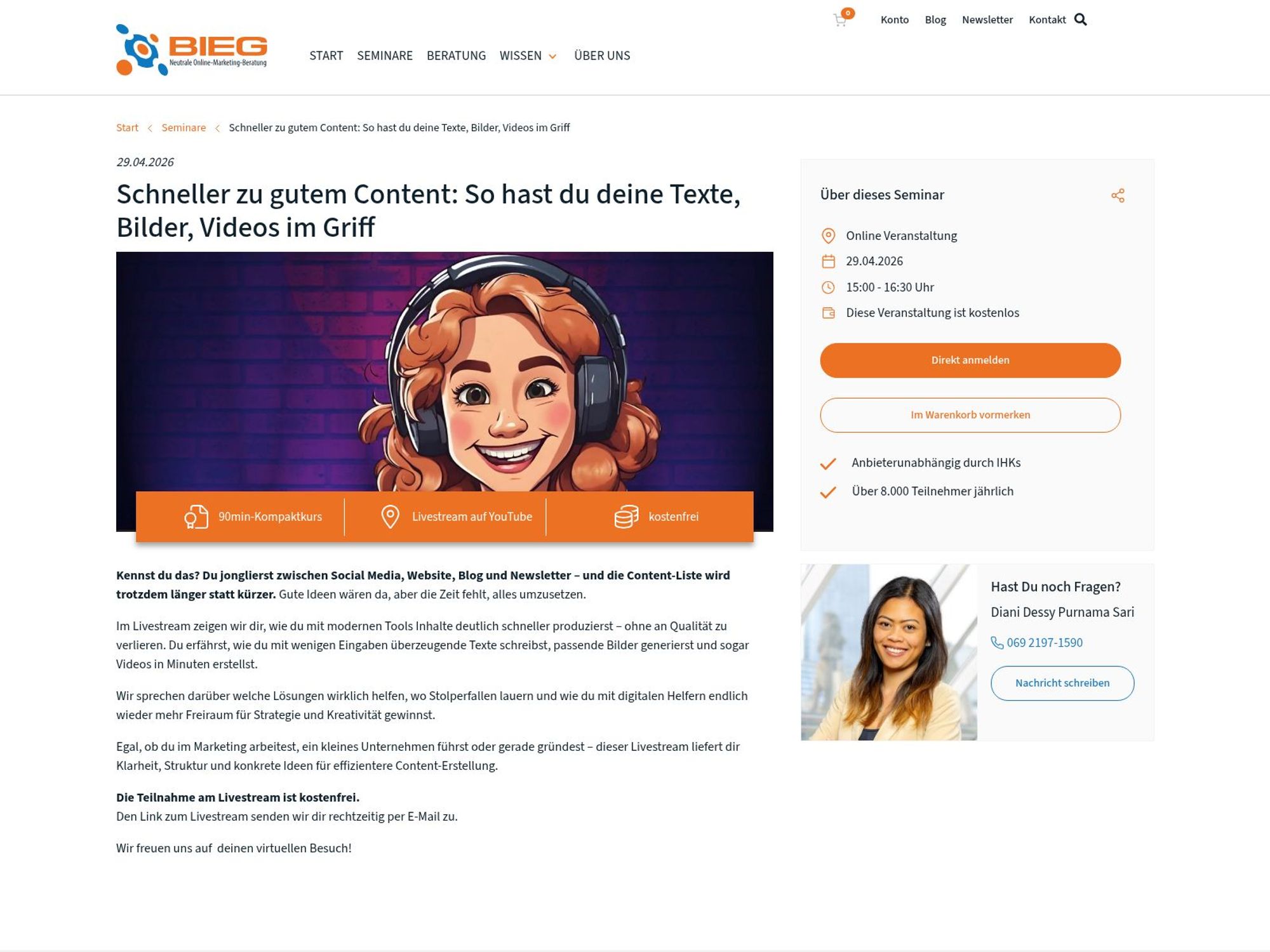 Schneller zu gutem Content: So hast du deine Texte, Bilder, Videos im Griff website