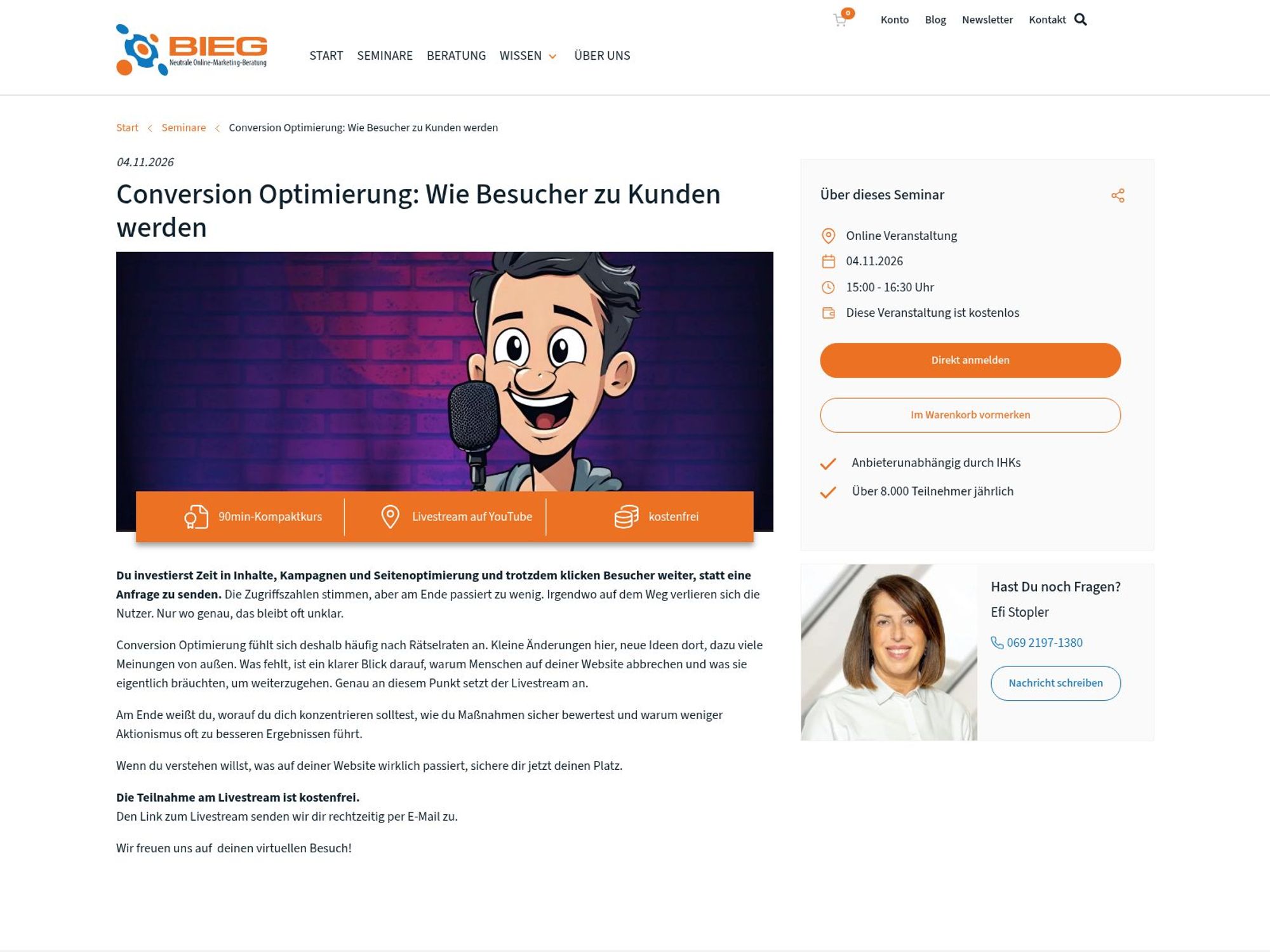 Conversion Optimierung: Wie Besucher zu Kunden werden website