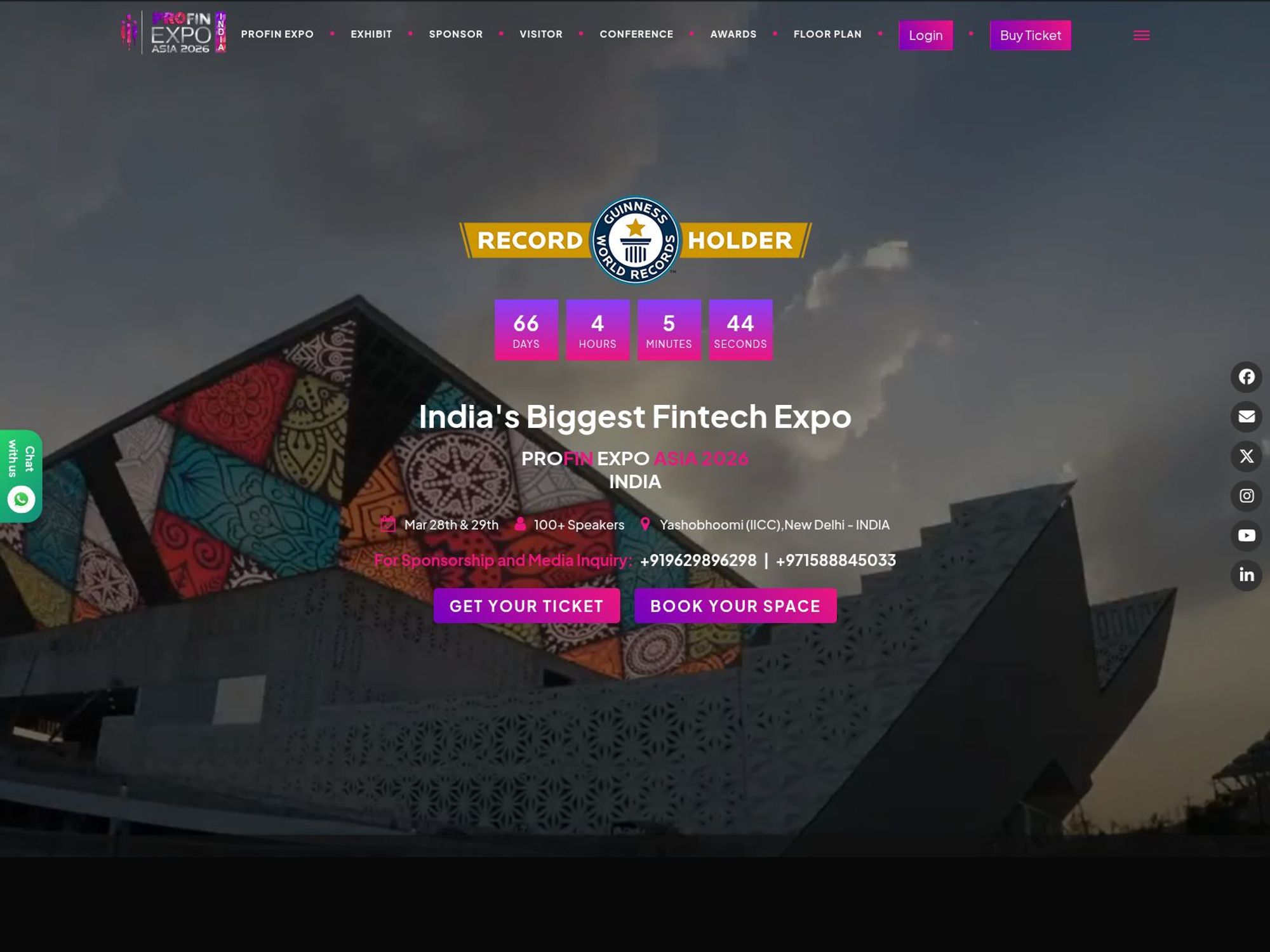 ProFIN Expo Asia 2026 website