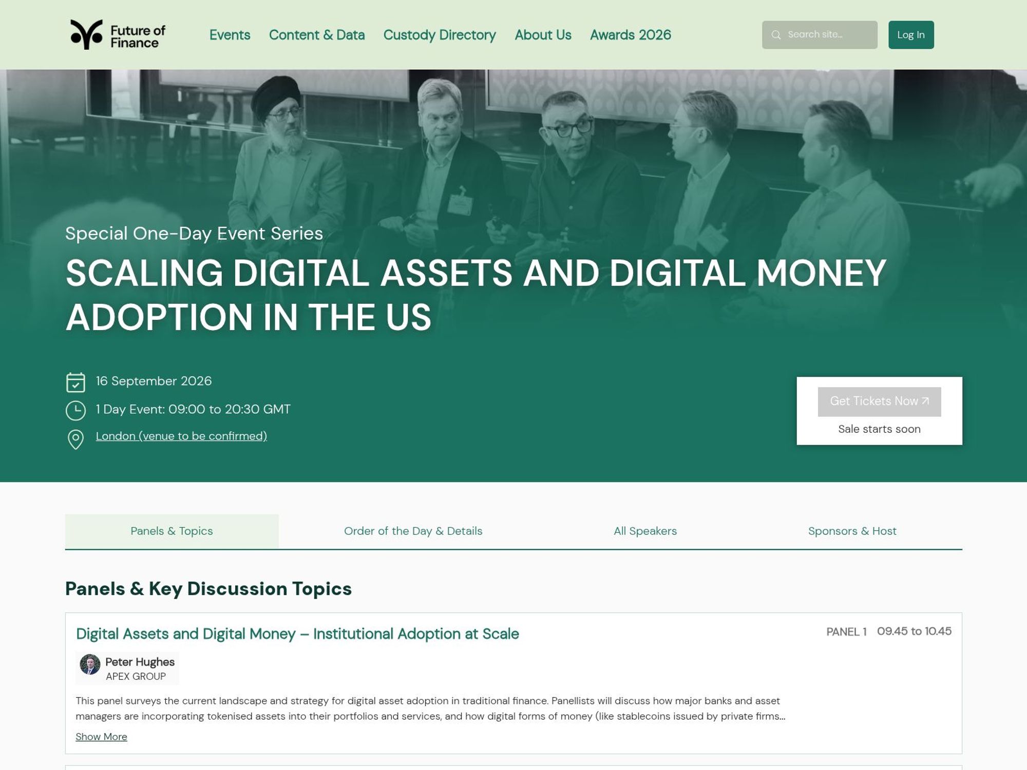 Scaling Digital Assets and Digital Money Adoption in the US website