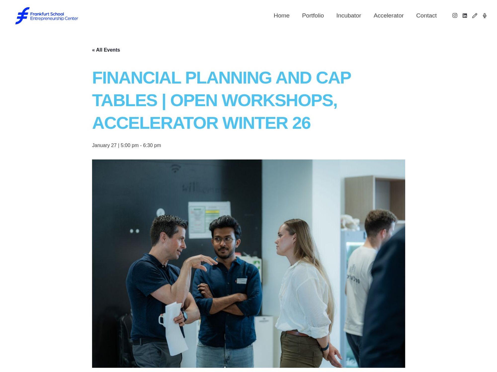 Financial Planning and Cap Tables website