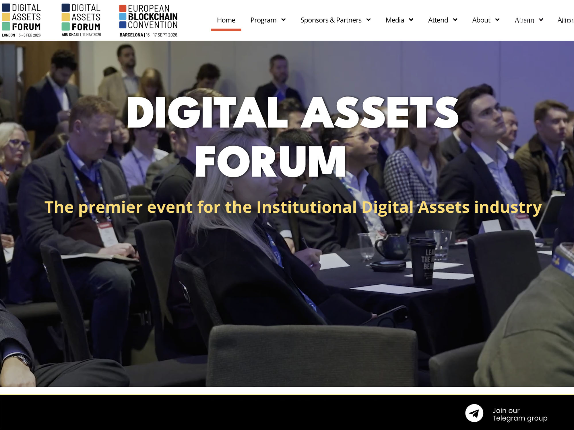 Digital Assets Forum London 2027 website