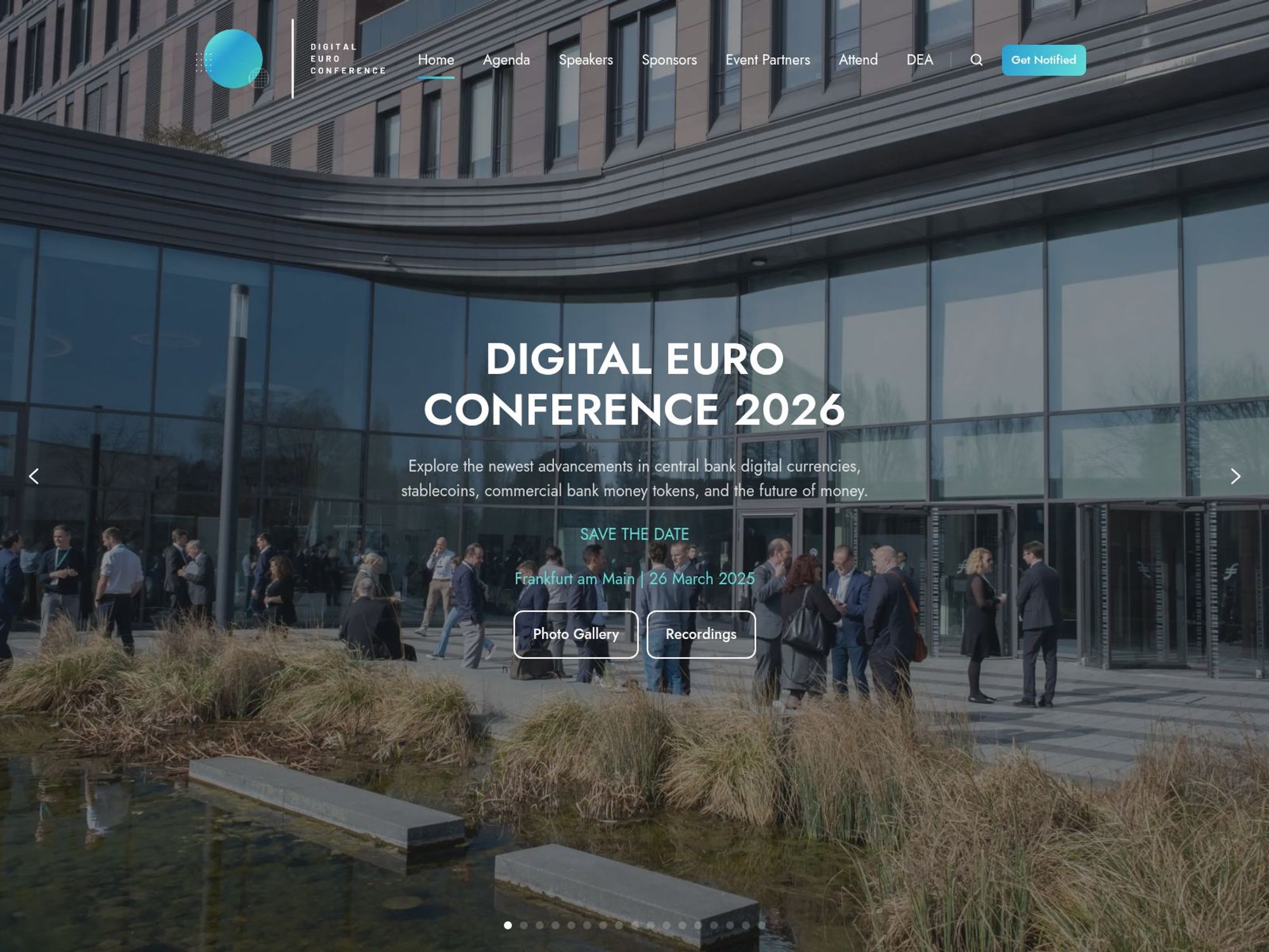 Digital Euro Conference 2026 website