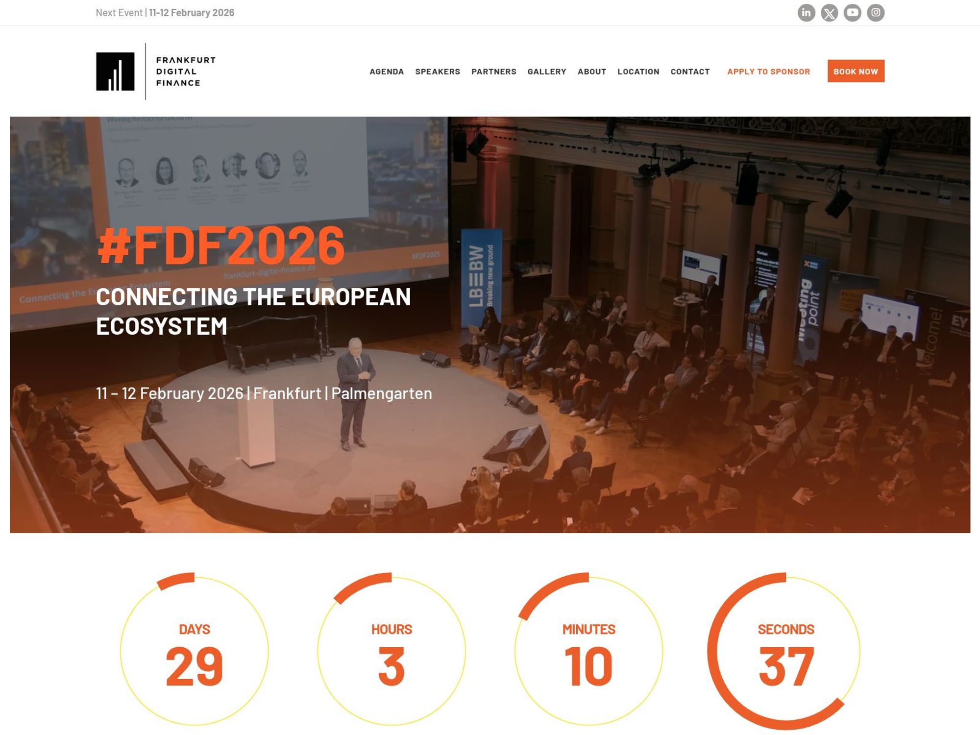 Frankfurt Digital Finance 2027 website