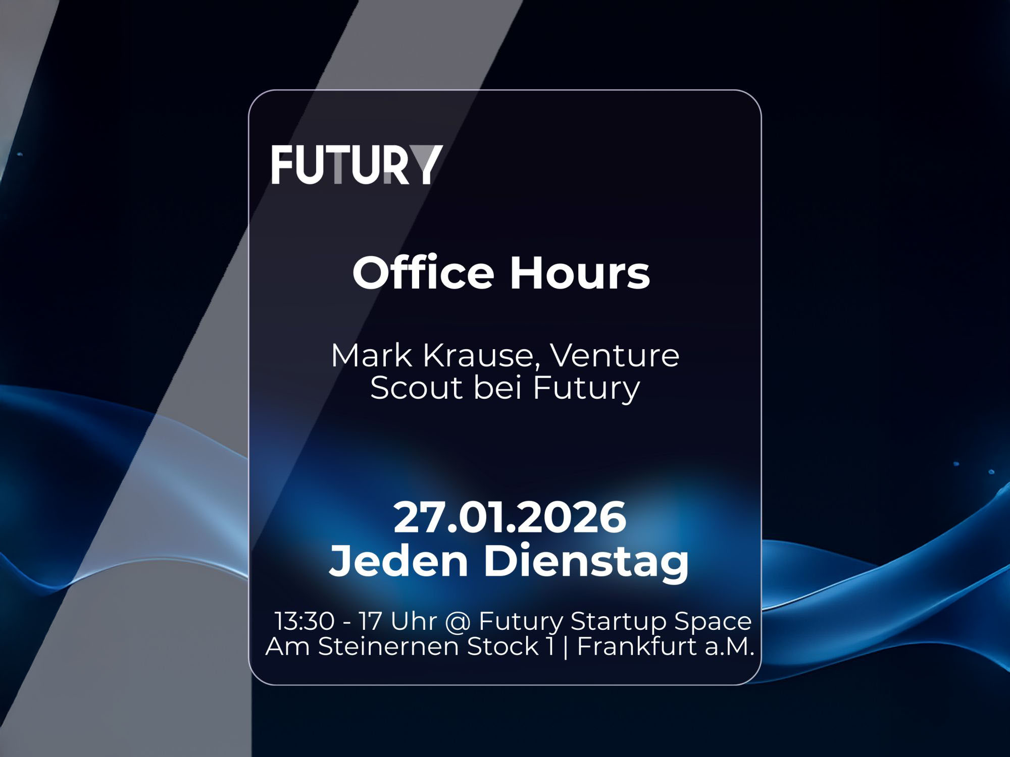 🚀 Futury Office Hours für Startups & Gründer website