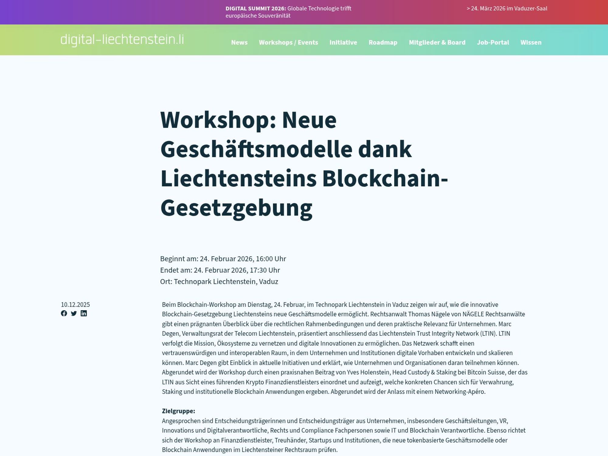 Webinar: EU-Digitalregulierung verstehen: Was Unternehmen jetzt wissen müssen website