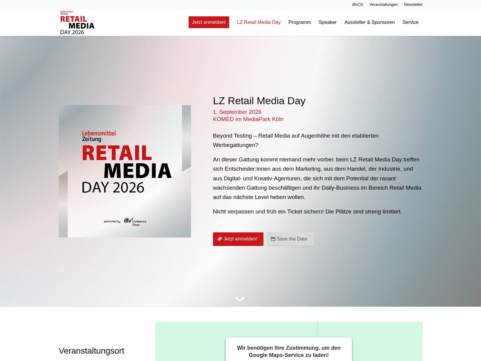 LZ Retail Media Day website