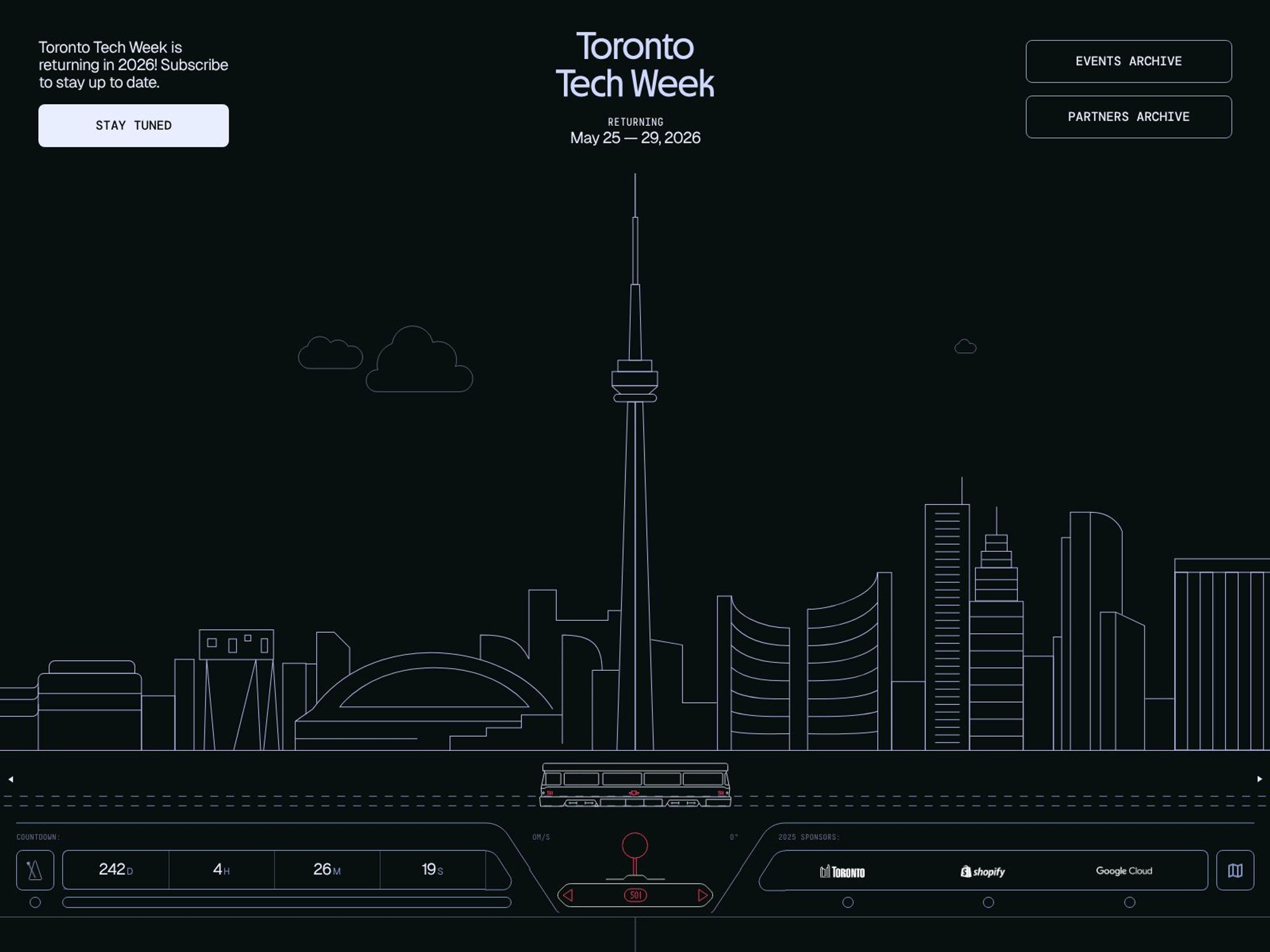 Toronto Tech Week website