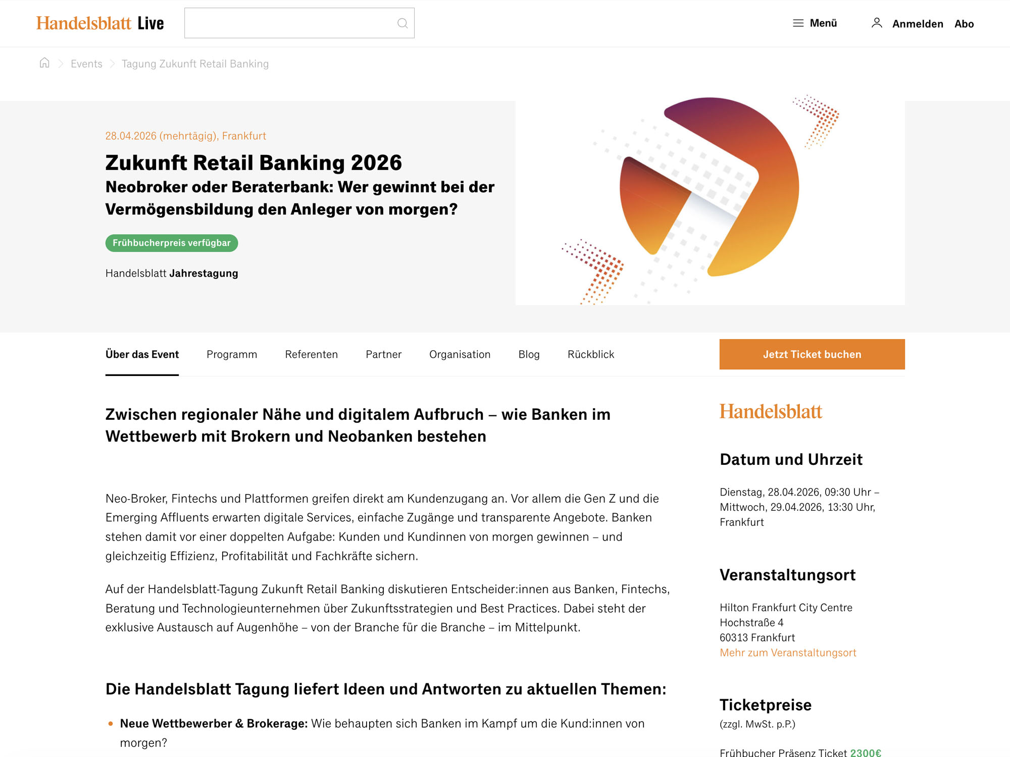 Zukunft Retail Banking 2026 website