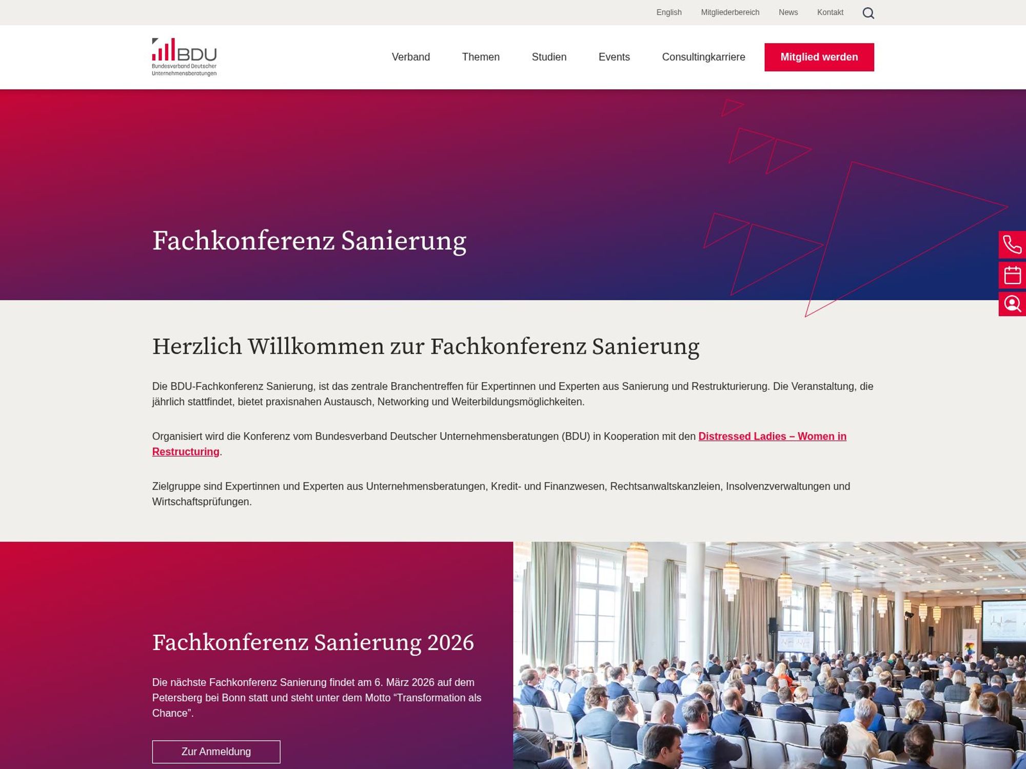 Fachkonferenz Sanierung 2026 website