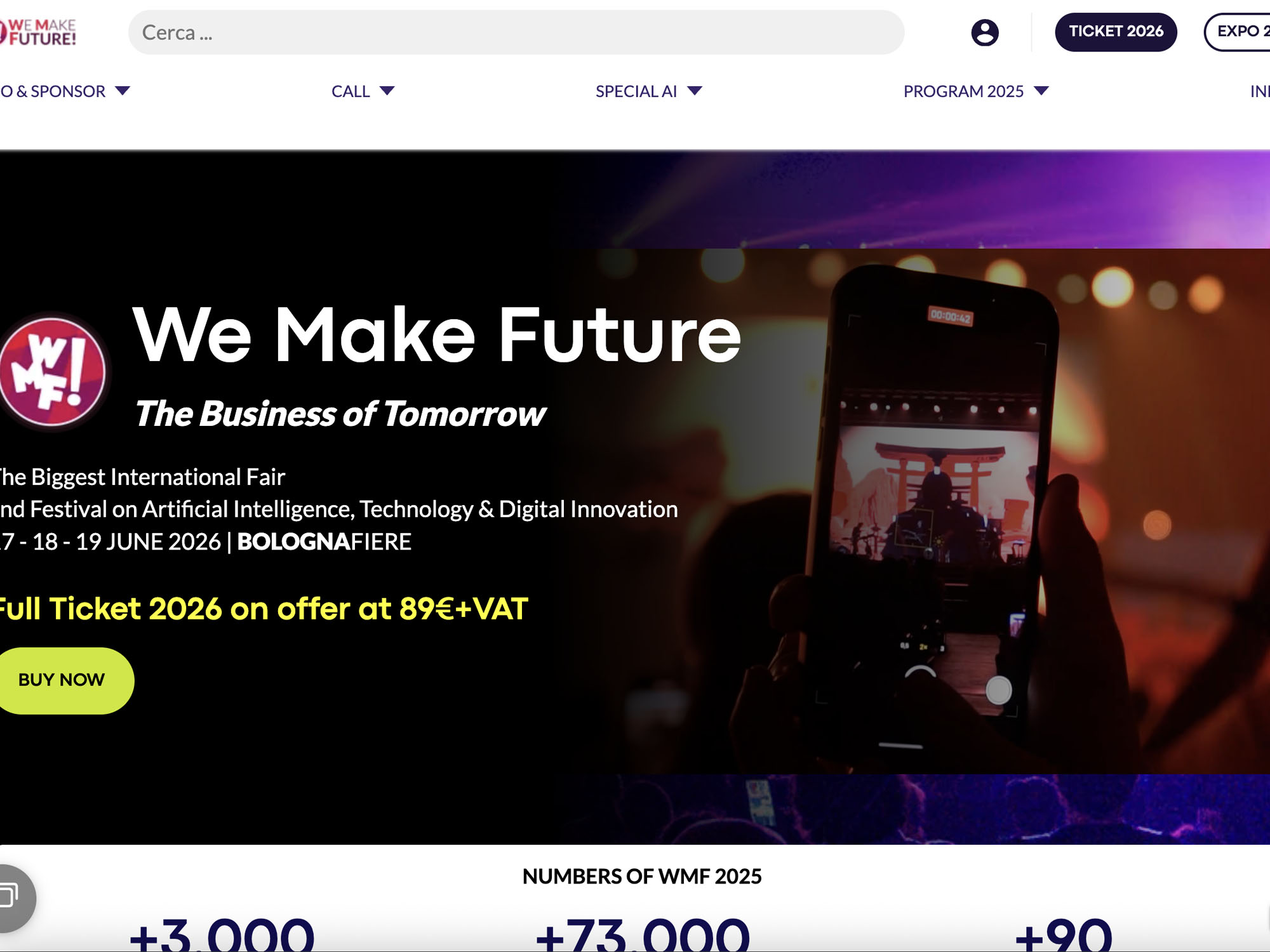 We Make Future website