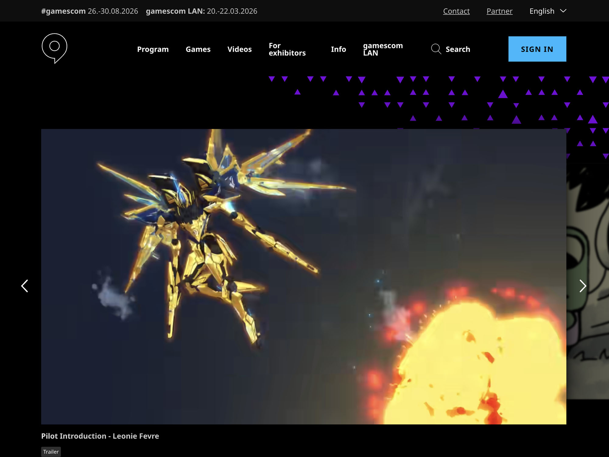 gamescom 2026 website