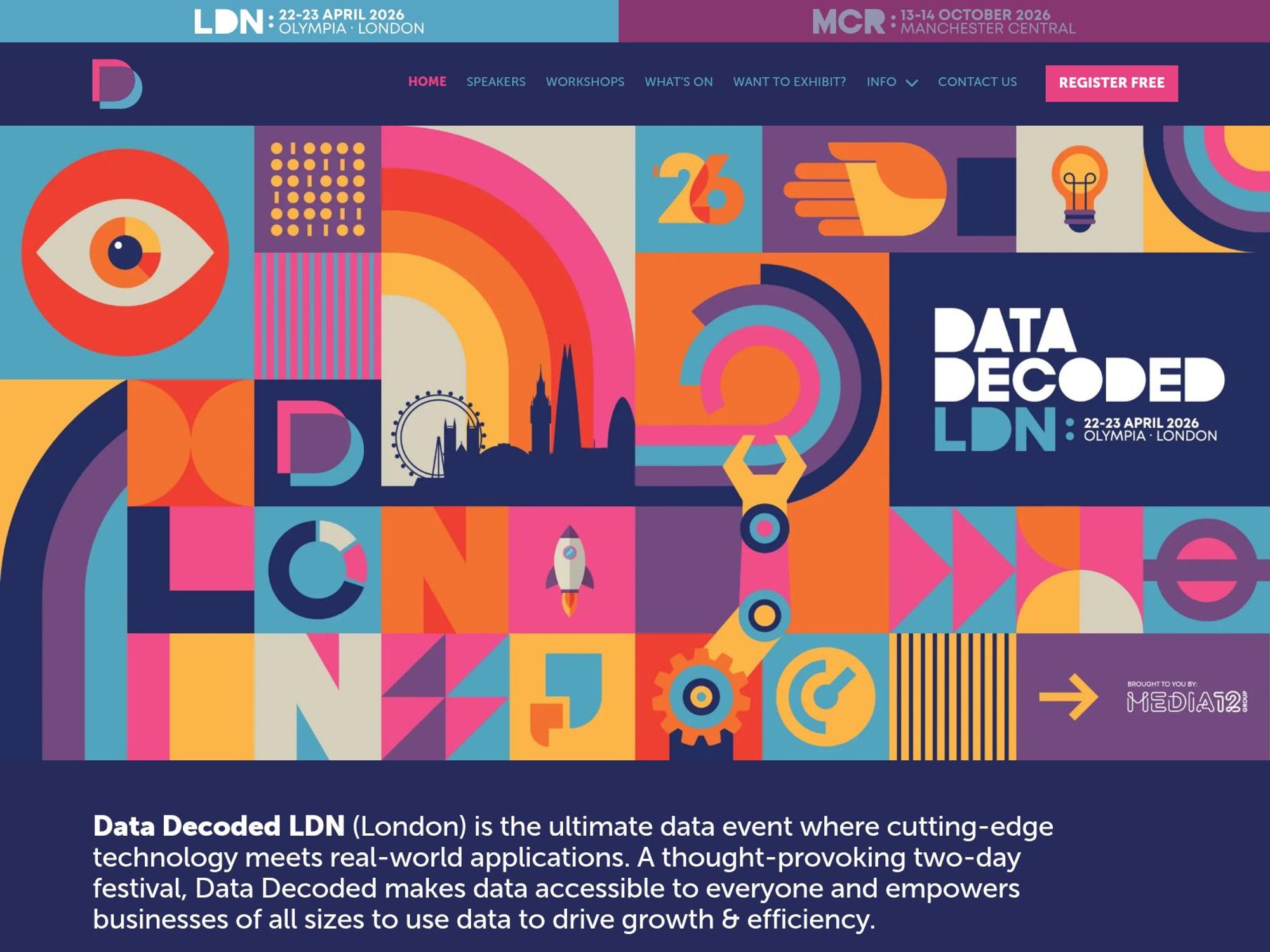 Data Decoded LDN 2026 website