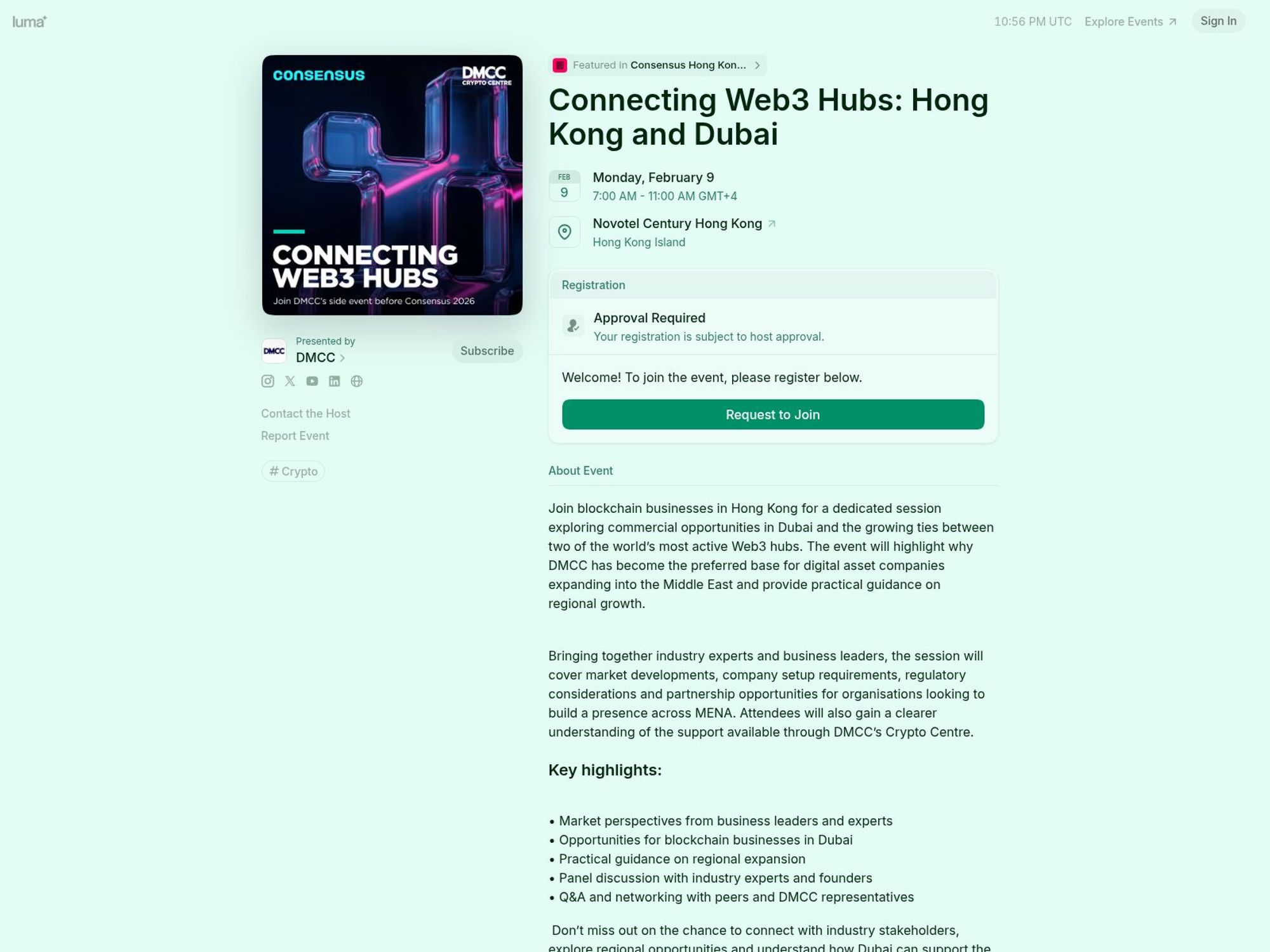 Connecting Web3 Hubs: Hong Kong and Dubai website