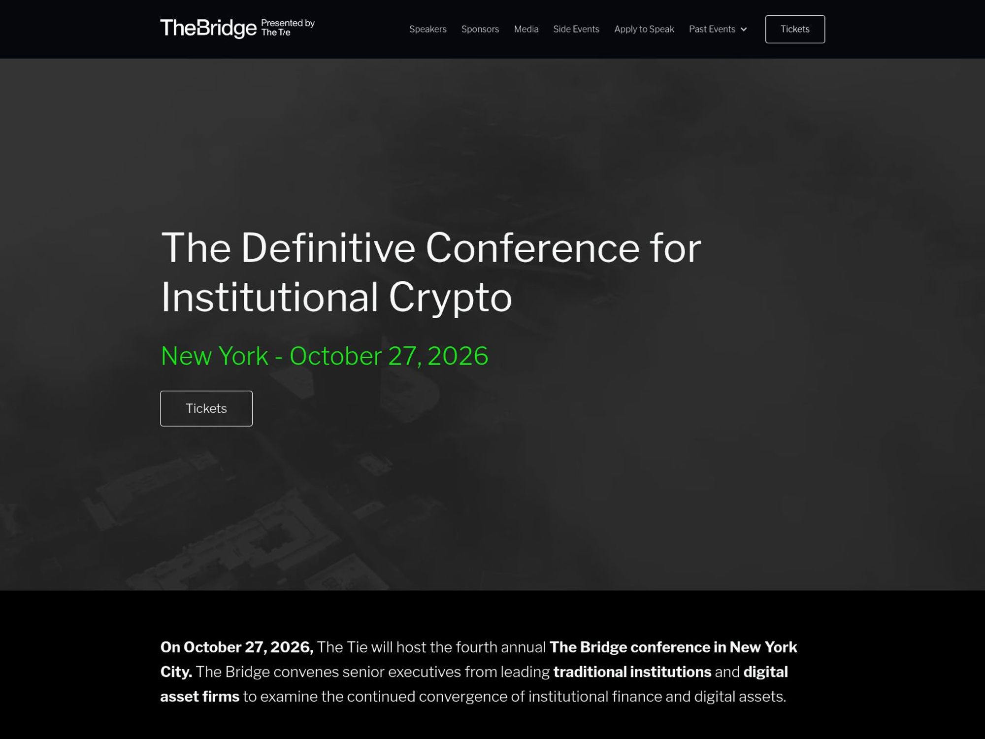 The Bridge 2026 website