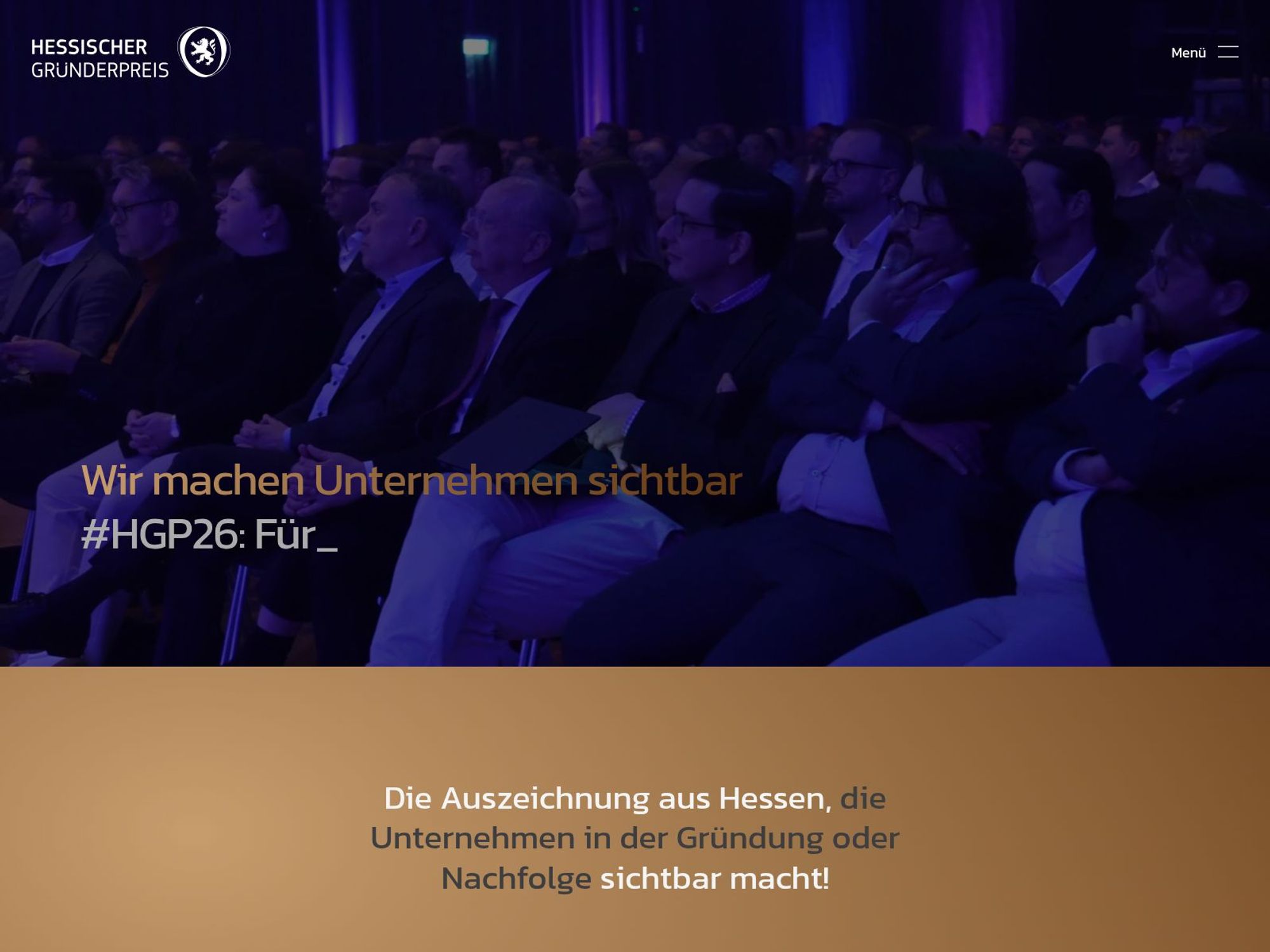 Hessischer Gründerpreis: Bekanntgabe Finalisten website